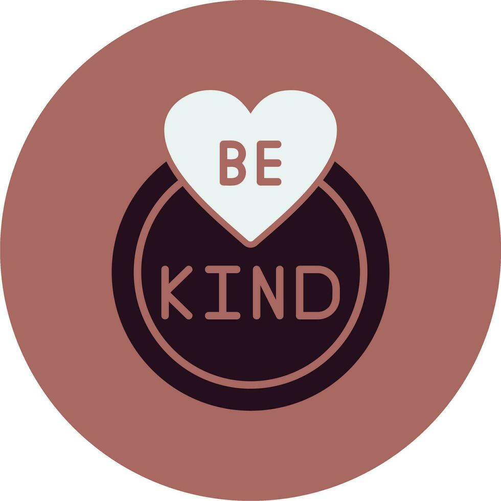 Be Kind Vector Icon