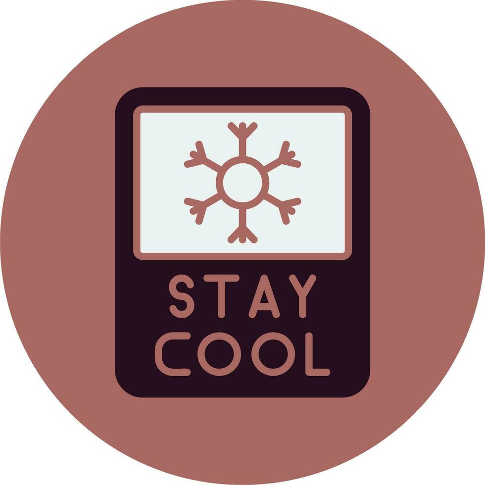 Stay Cool Vector Icon