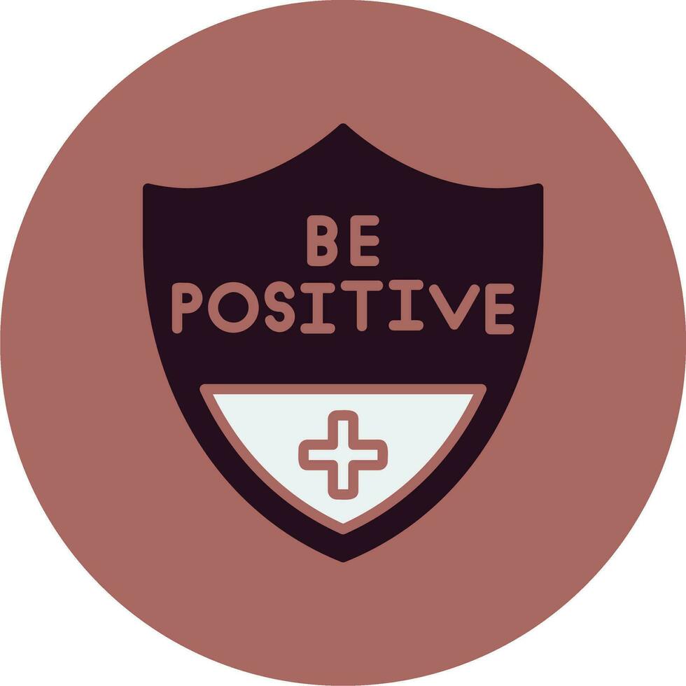 Be Positive Vector Icon