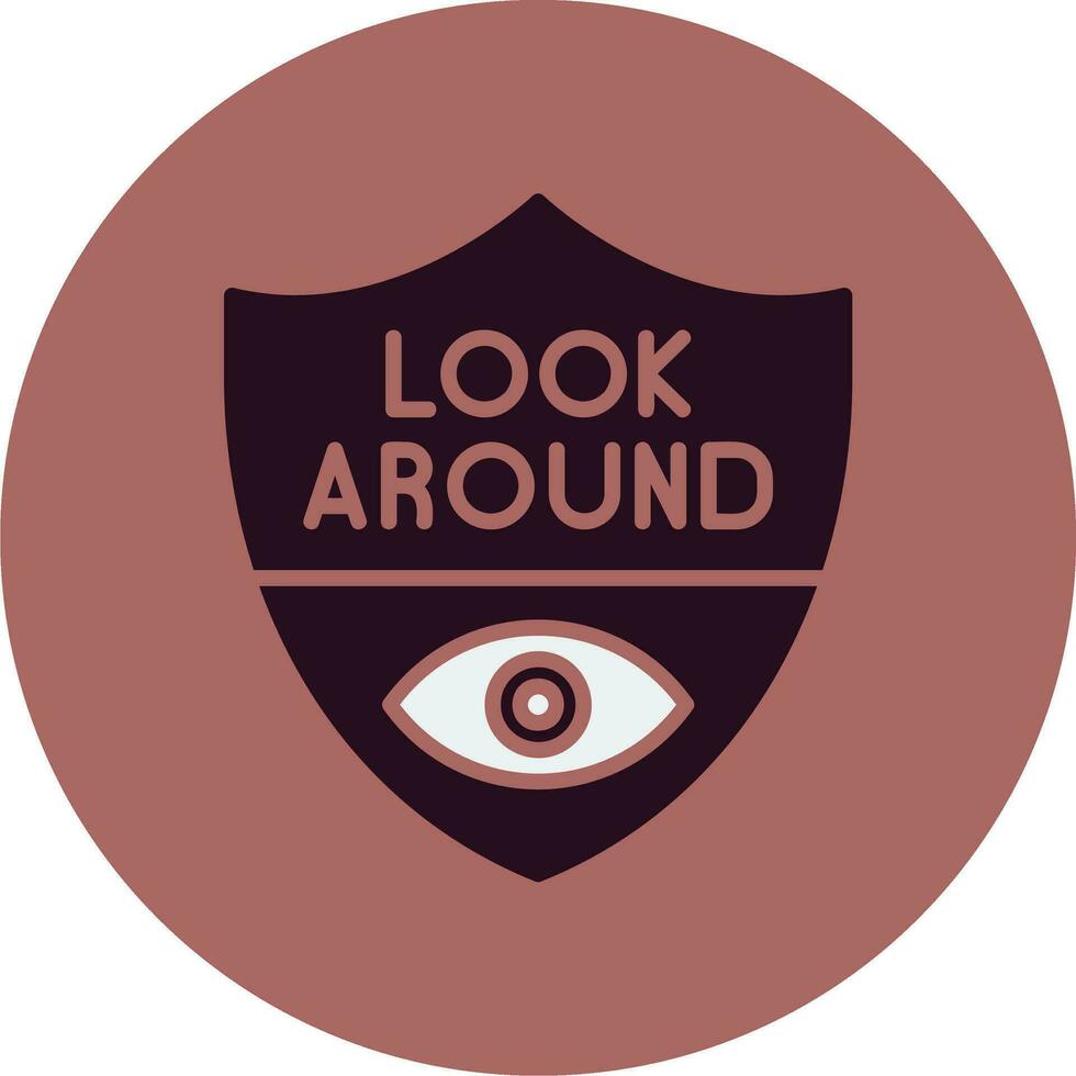 Look Around Vector Icon