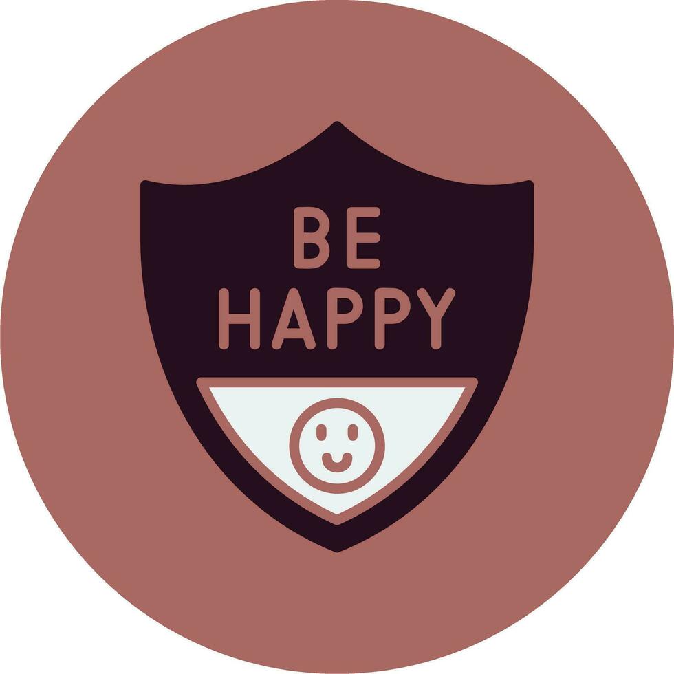 Be Happy Vector Icon