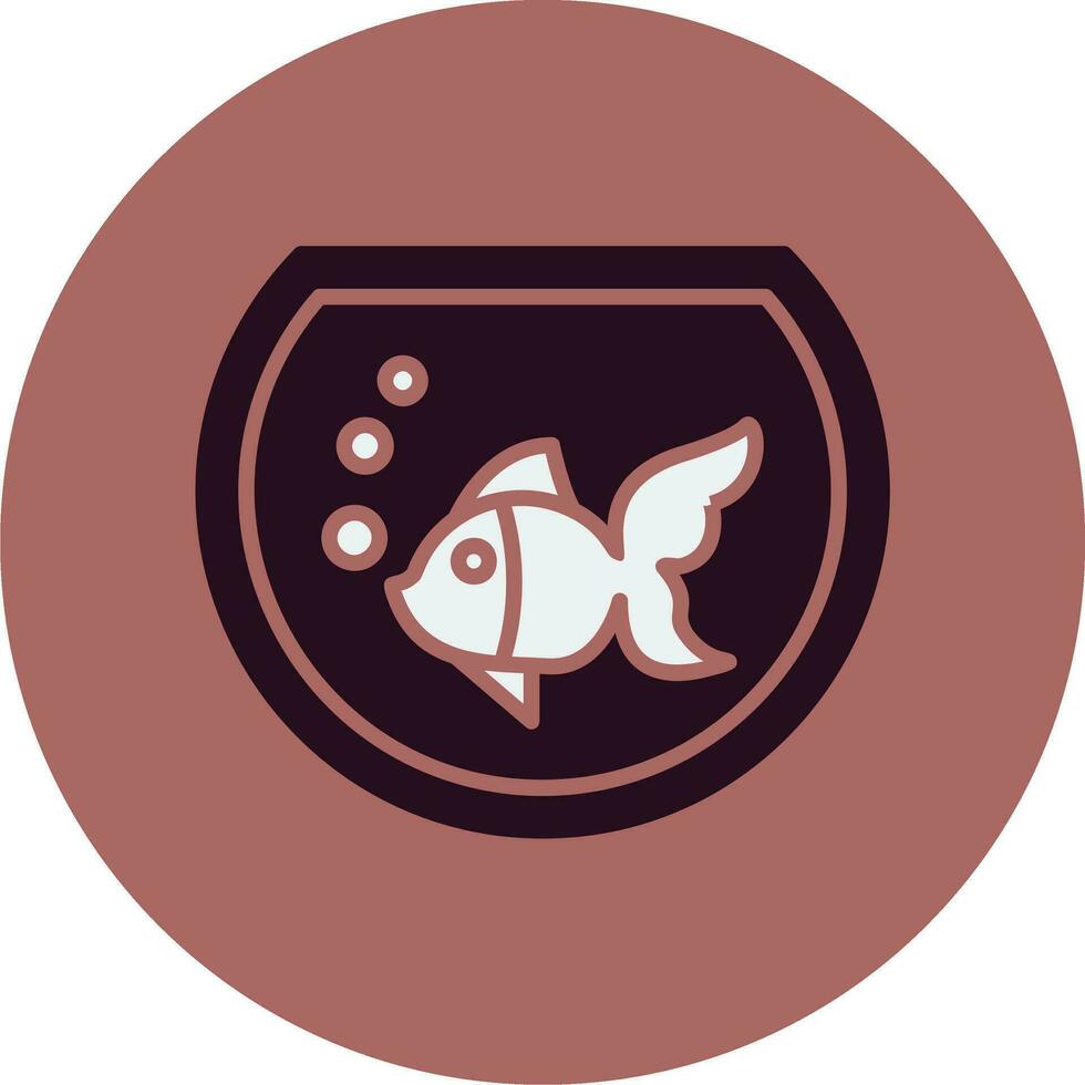 fish bowl Vector Icon