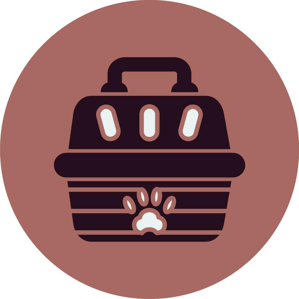 pet carrier Vector Icon