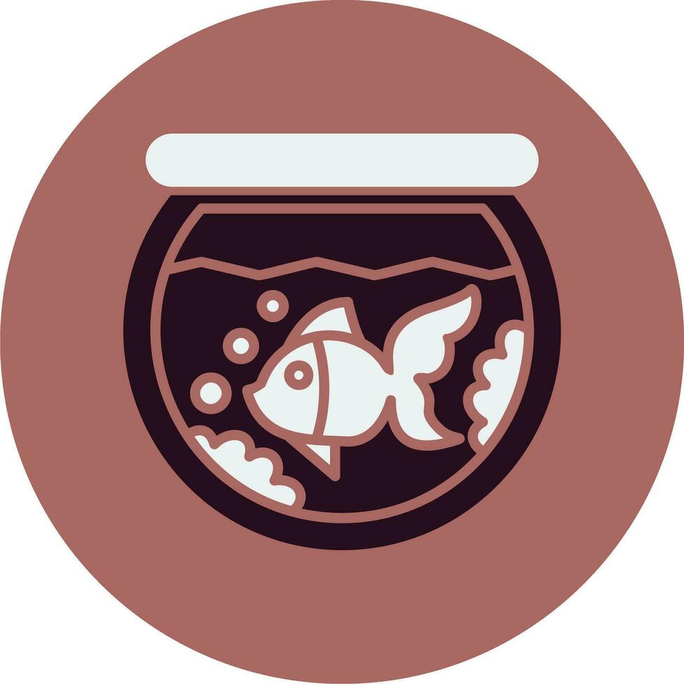 fish bowl Vector Icon