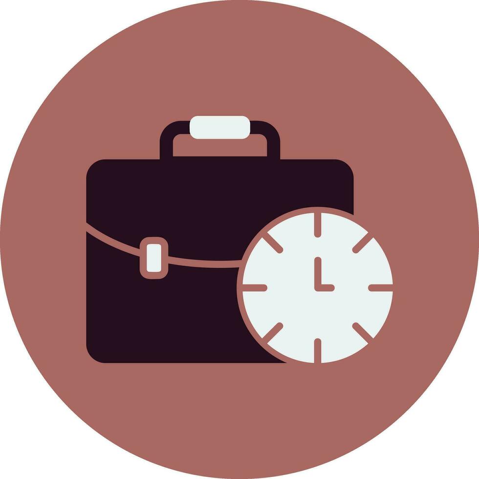 Working Time Vector Icon