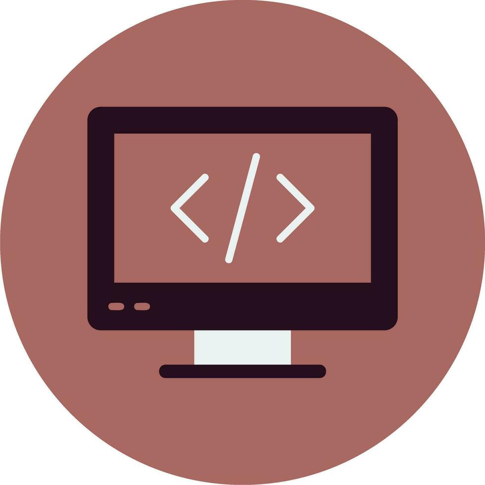 icono de vector de codificación web