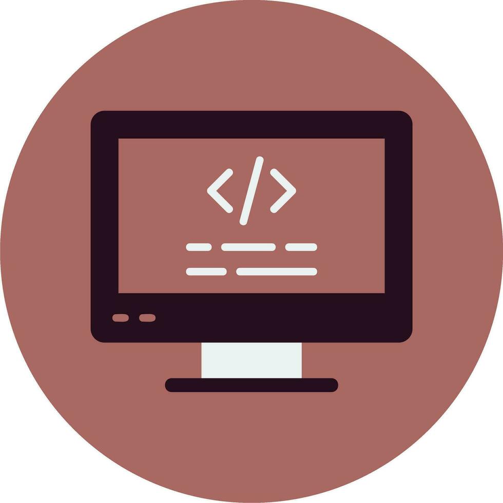 Computer Vector Icon