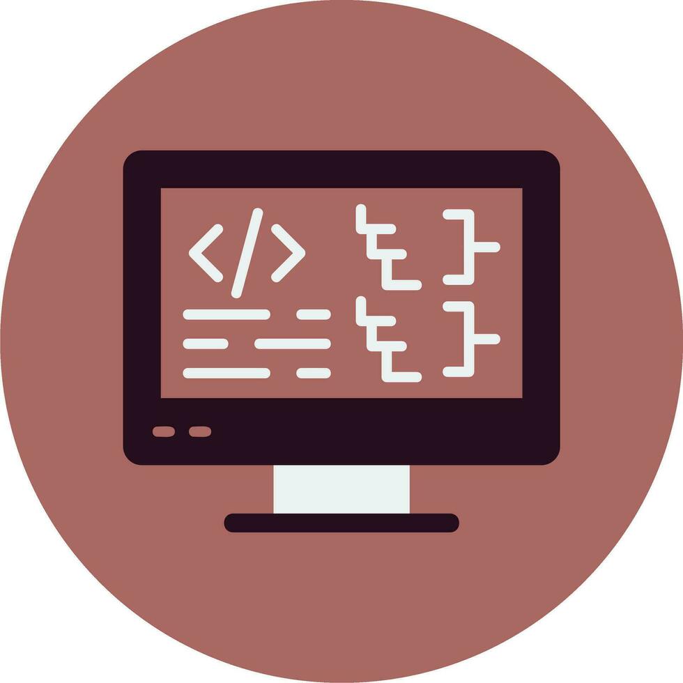 Computer Vector Icon
