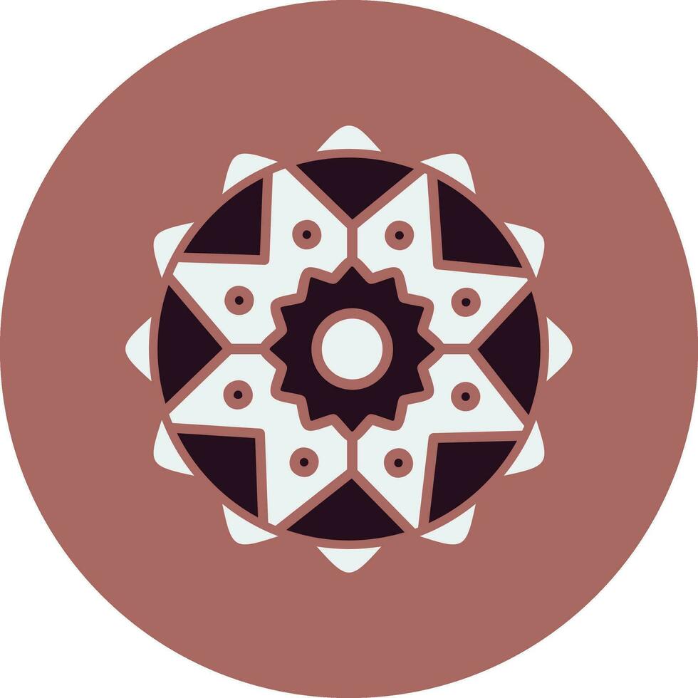 icono de vector de mandala