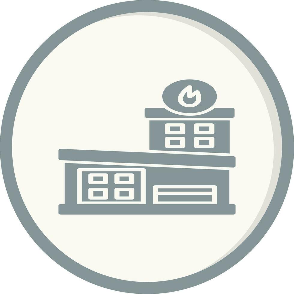 Fire Station Vector Icon