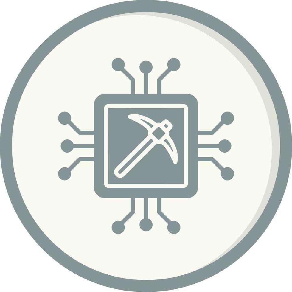 Gpu Mining Vector Icon