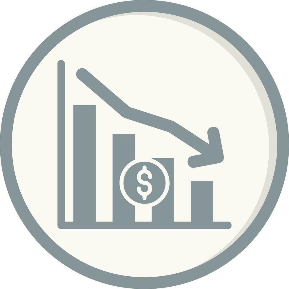 Economic Crisis Vector Icon