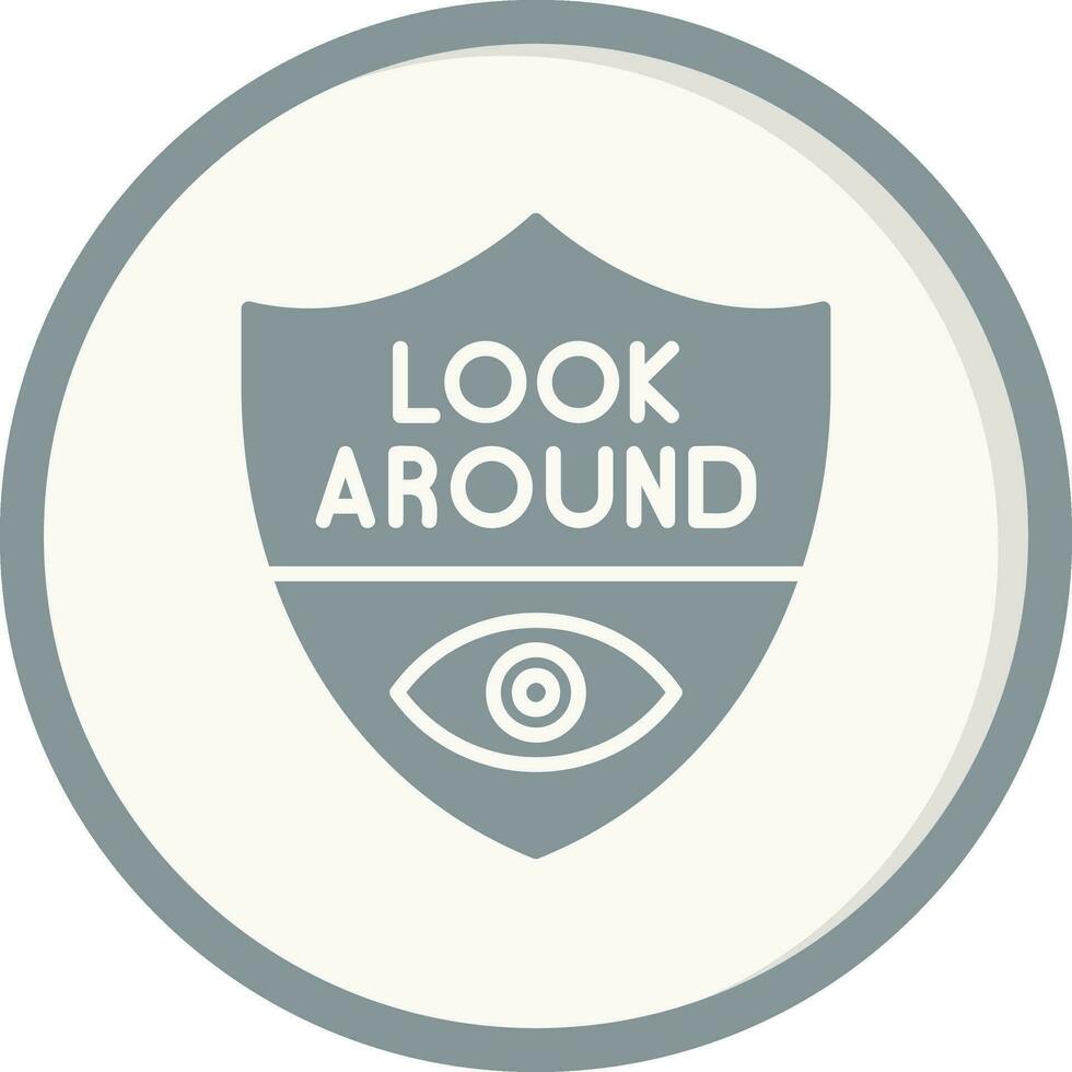 Look Around Vector Icon