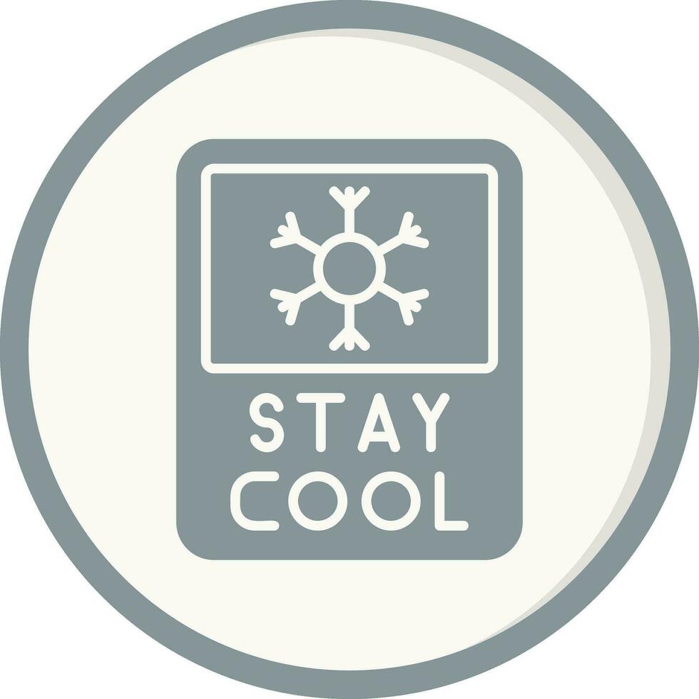 Stay Cool Vector Icon