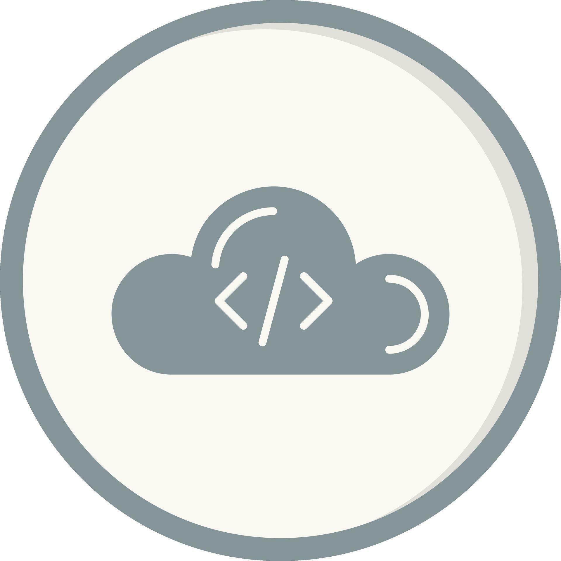 Cloud Coding Vector Icon 31434564 Vector Art at Vecteezy