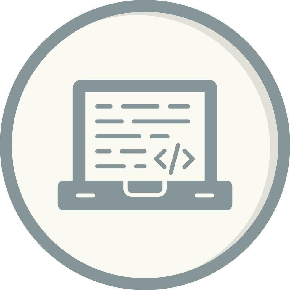 icono de vector de codificación