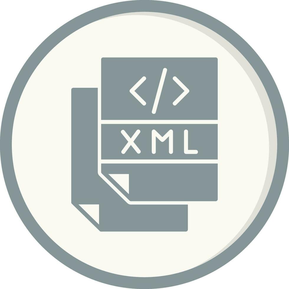 Xml File Vector Icon