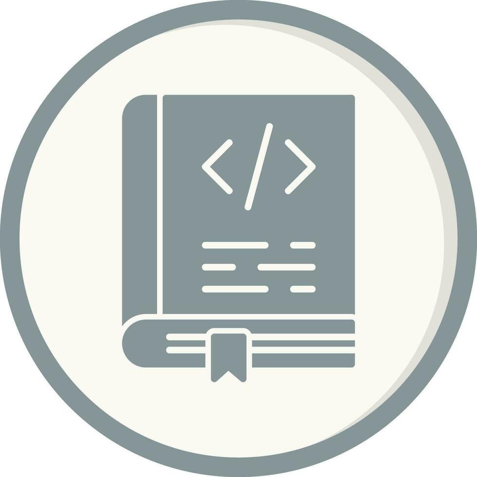 Coding Book Vector Icon