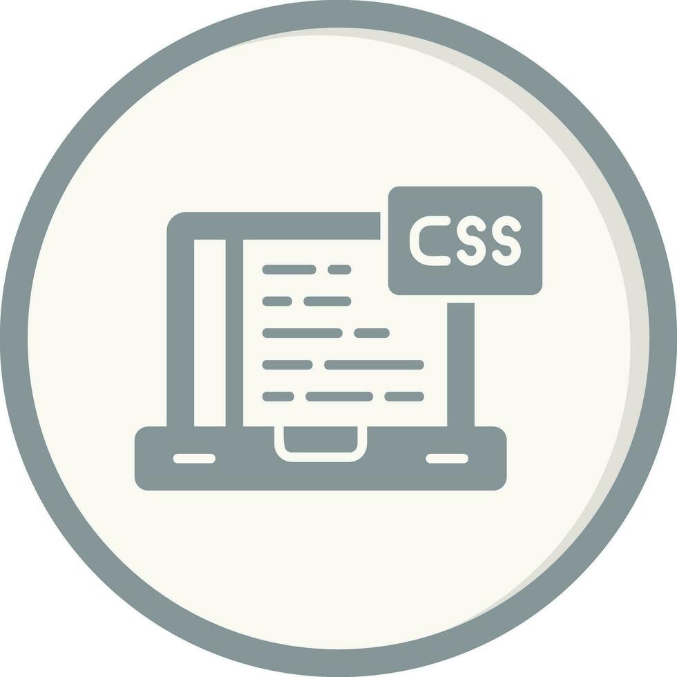 icono de vector de css