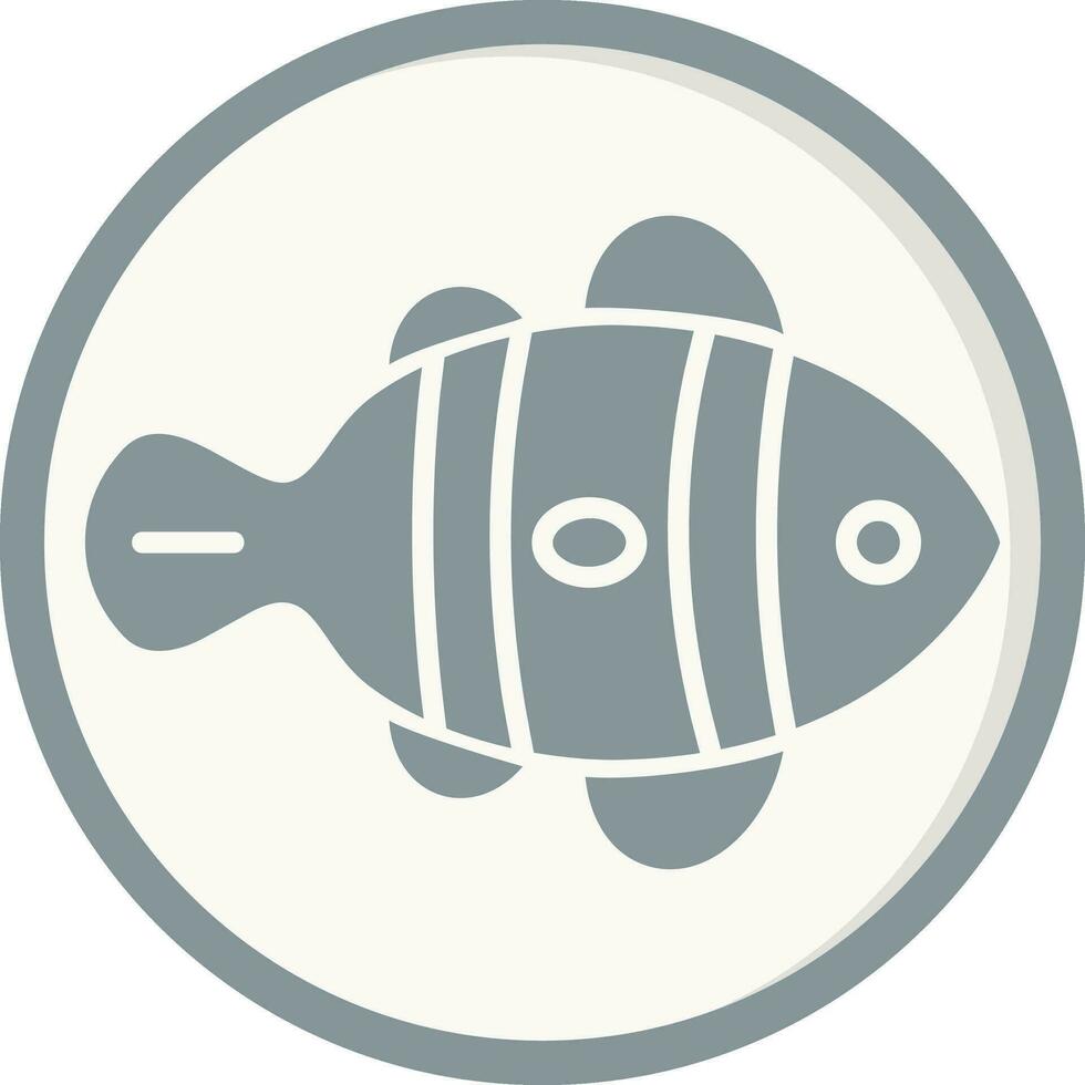 Clown Fish Vector Icon