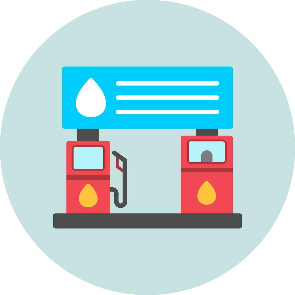 Gas Station Vector Icon