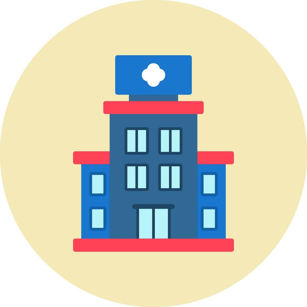 Hospital Building Vector Icon