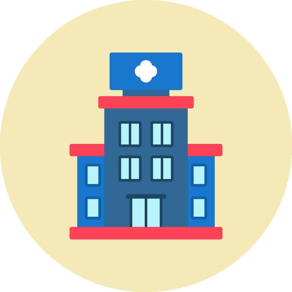 Hospital Building Vector Icon