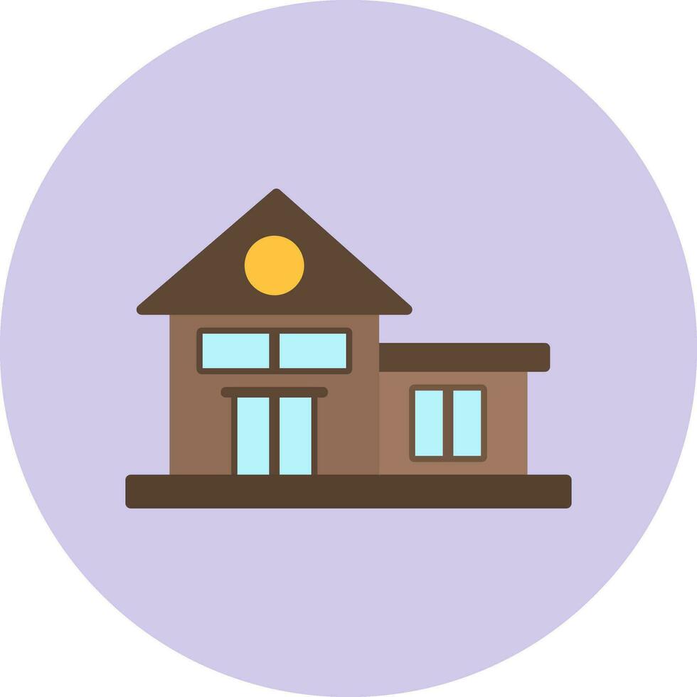 Bungalow Vector Icon