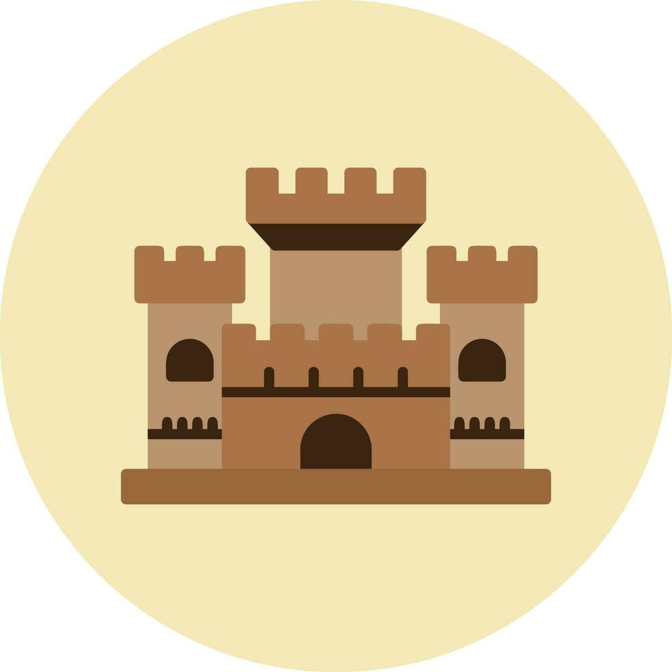 icono de vector de castillo