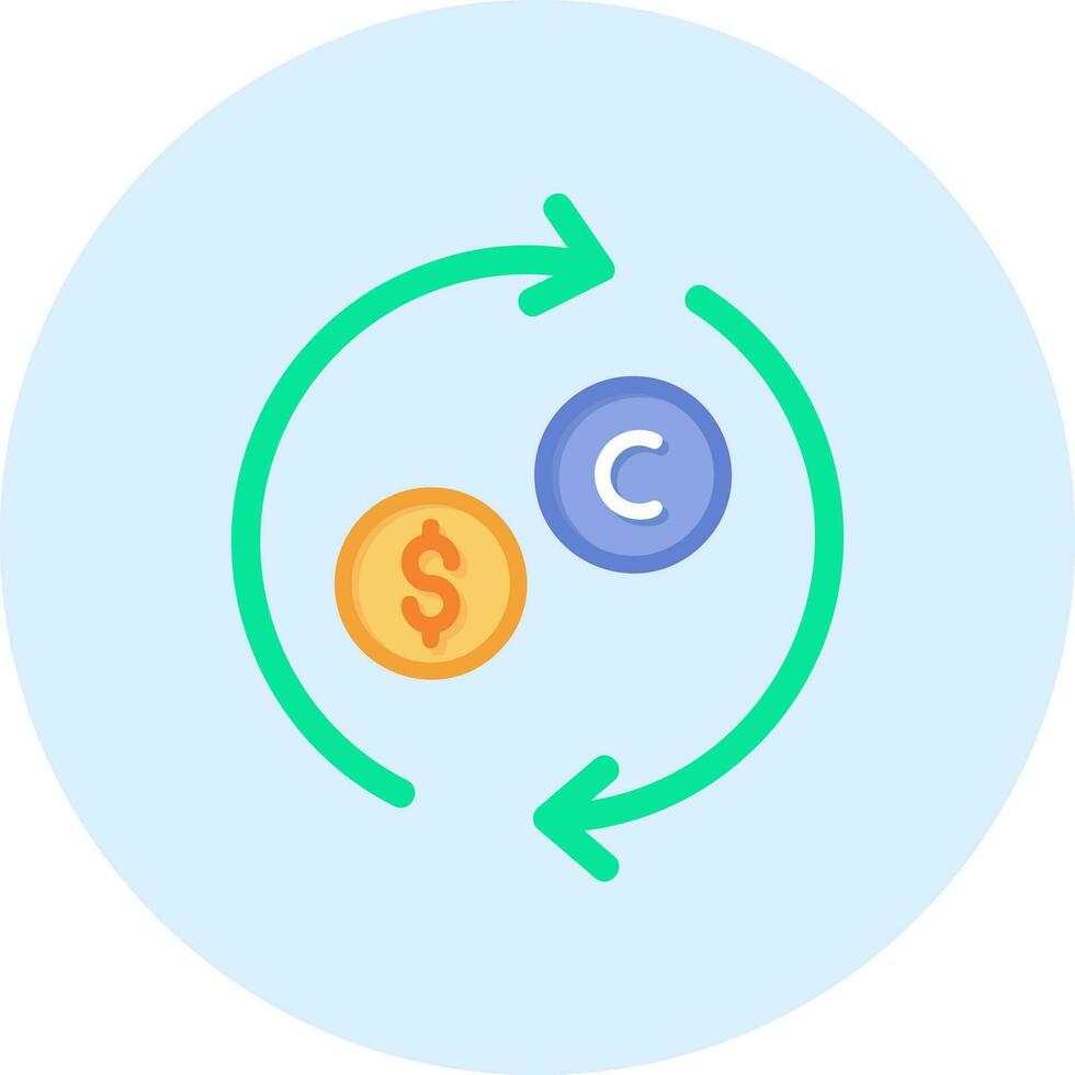 Exchange Rate Vector Icon