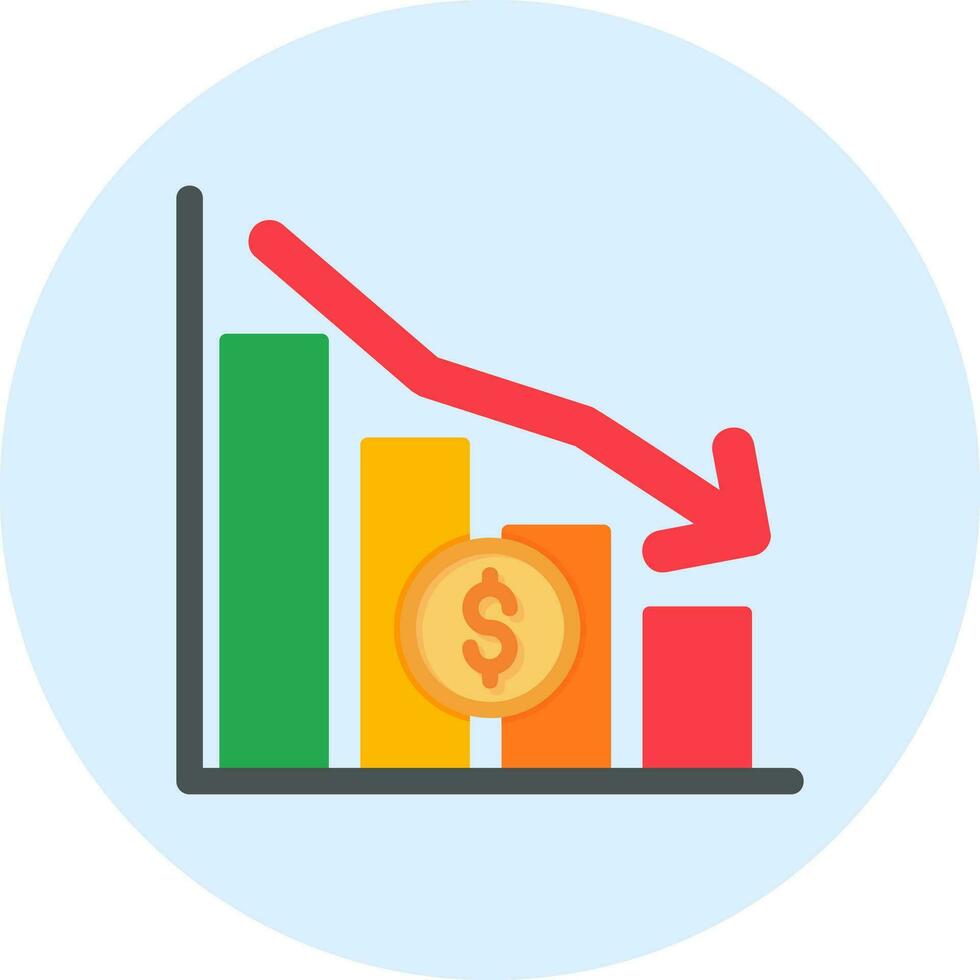 Economic Crisis Vector Icon