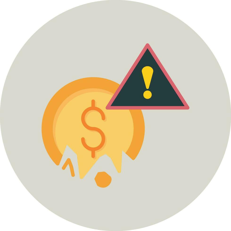 Insolvent Vector Icon