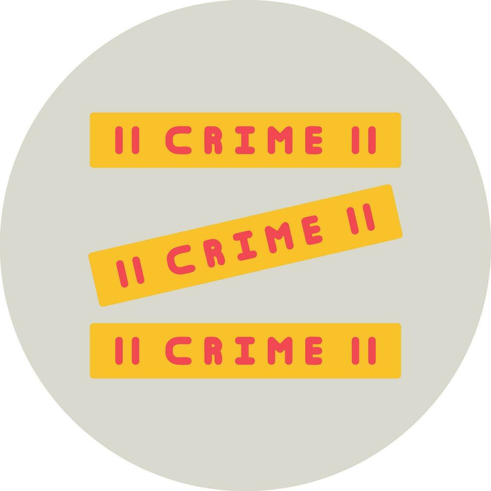 Crime Scene Vector Icon