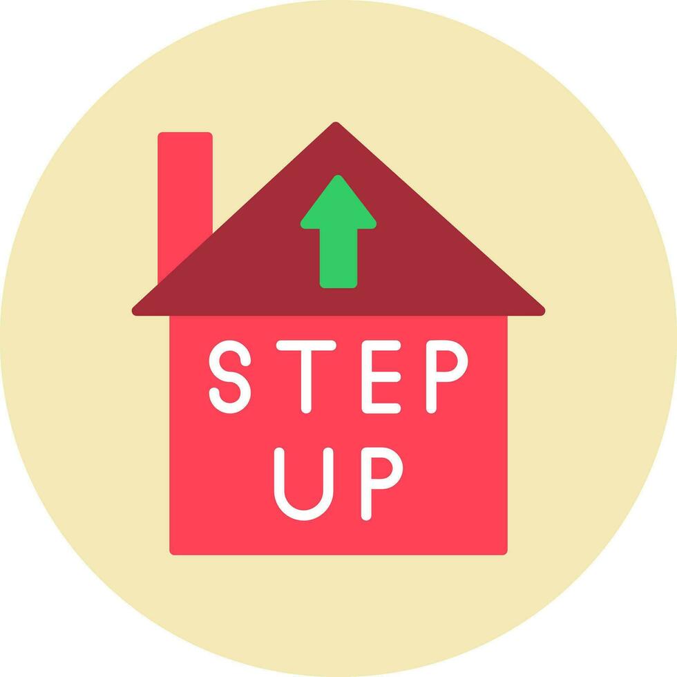 Step Up Vector Icon