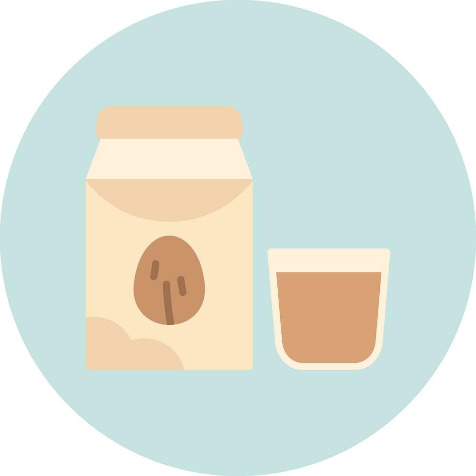 almond milk Vector Icon