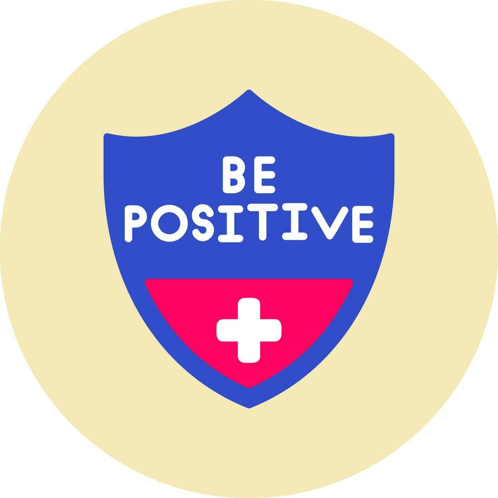 Be Positive Vector Icon