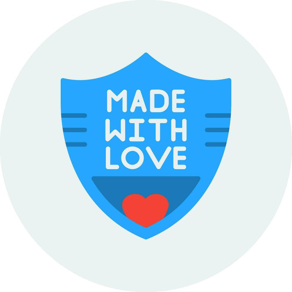 Made With Love Vector Icon