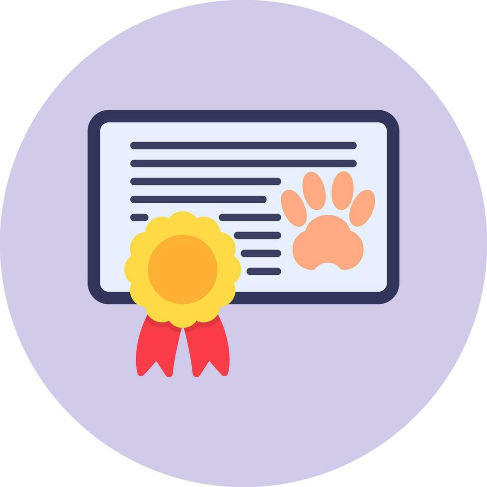 certificate Vector Icon