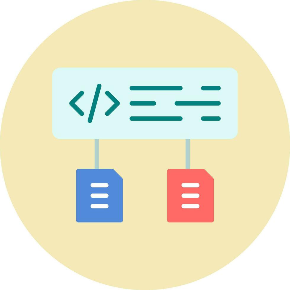 Data Flow Vector Icon