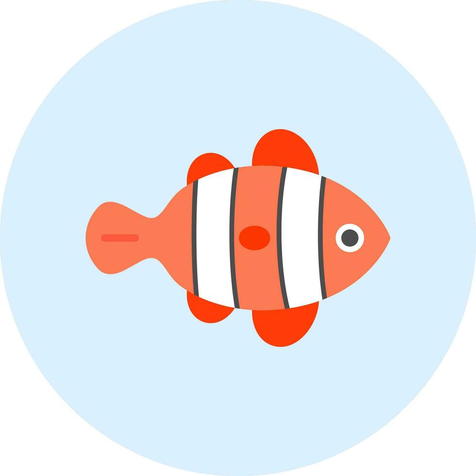 Clown Fish Vector Icon