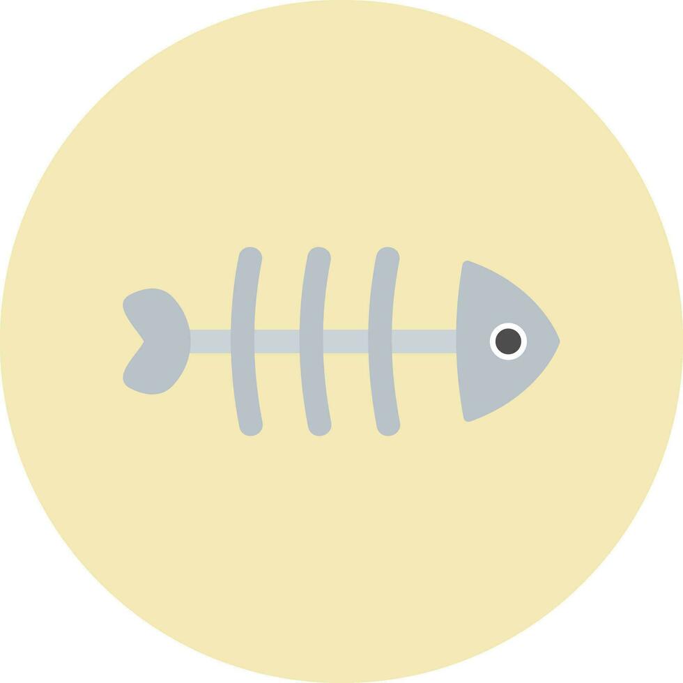espinas de pescado vector icono