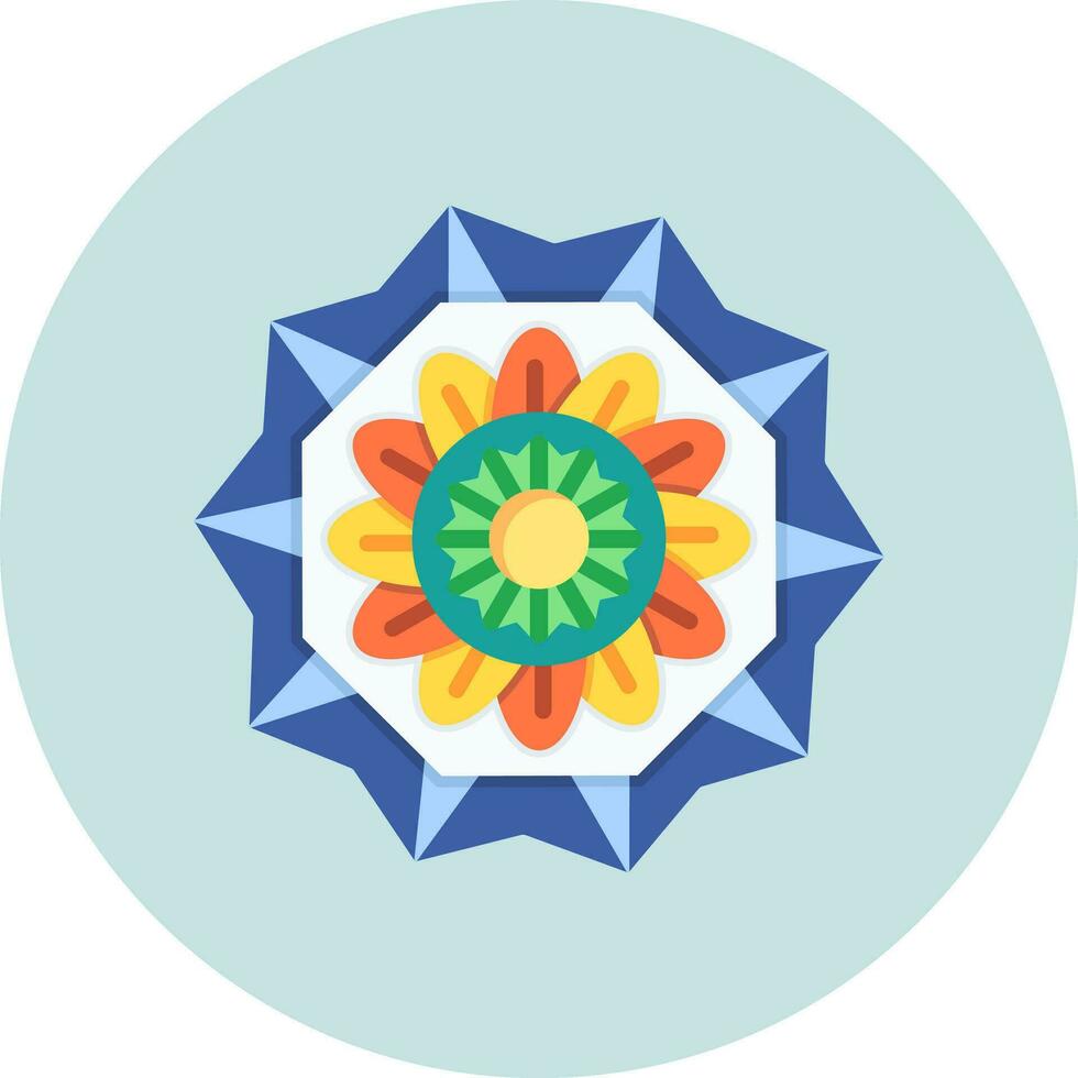 icono de vector de mandala