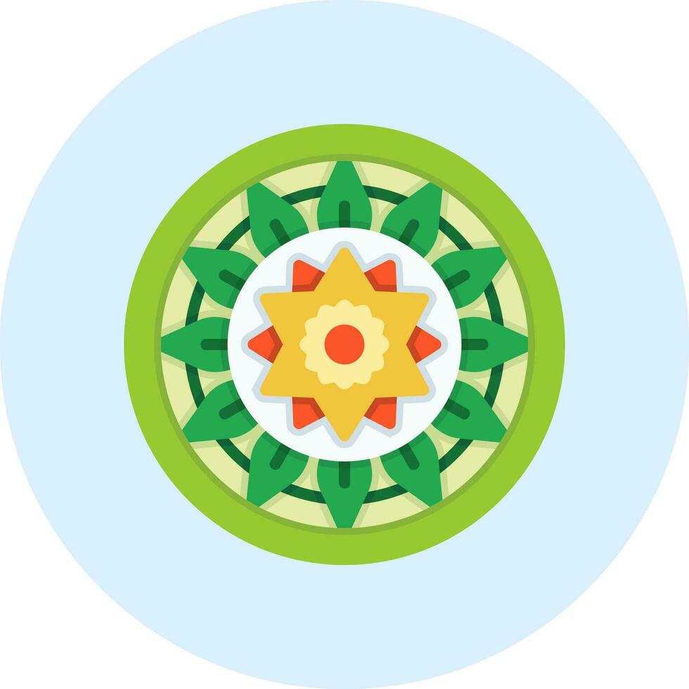 icono de vector de mandala