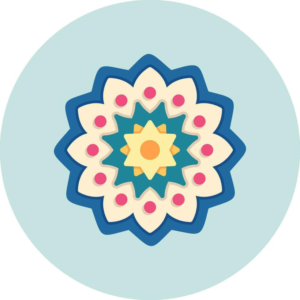 icono de vector de mandala