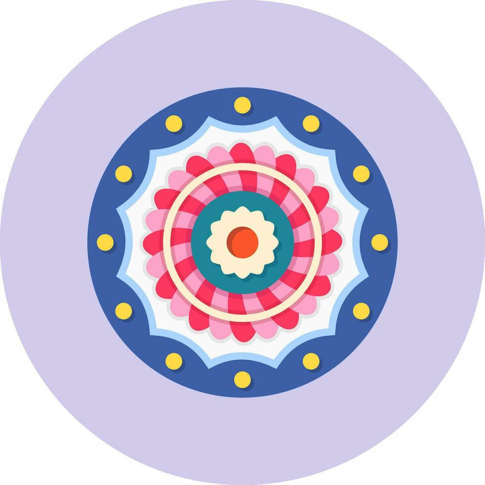 icono de vector de mandala