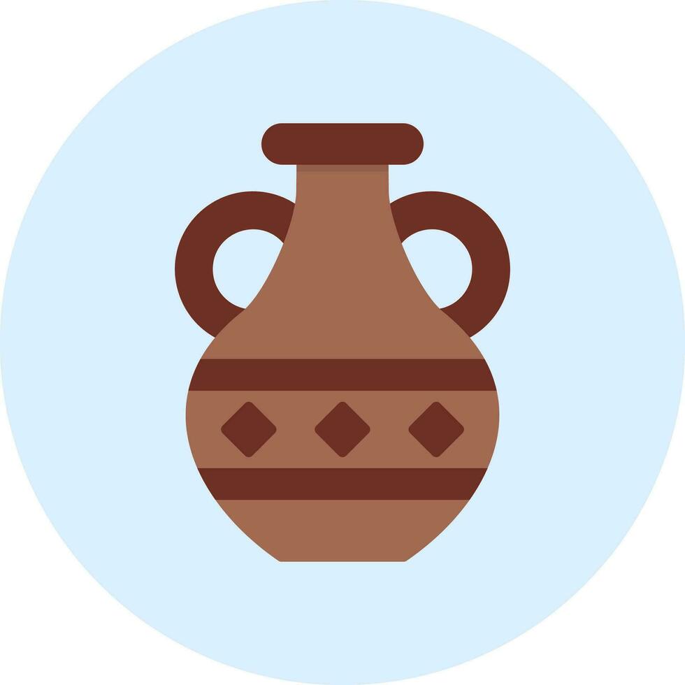 icono de vector de florero