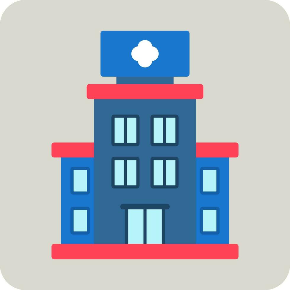 Hospital Building Vector Icon