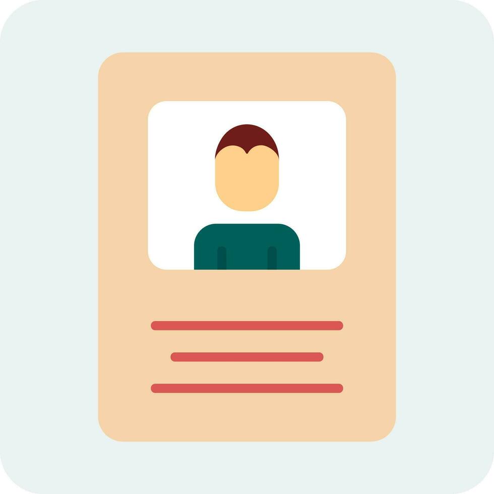 Name Tag Vector Icon