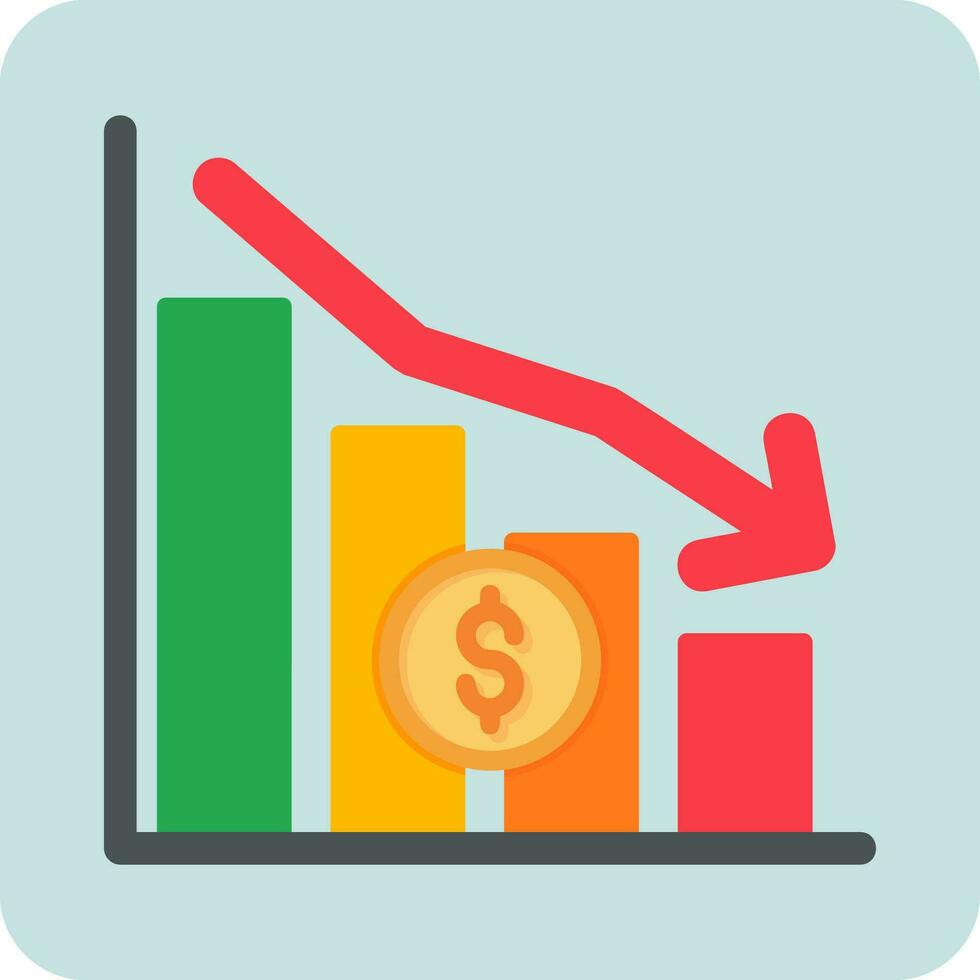 Economic Crisis Vector Icon