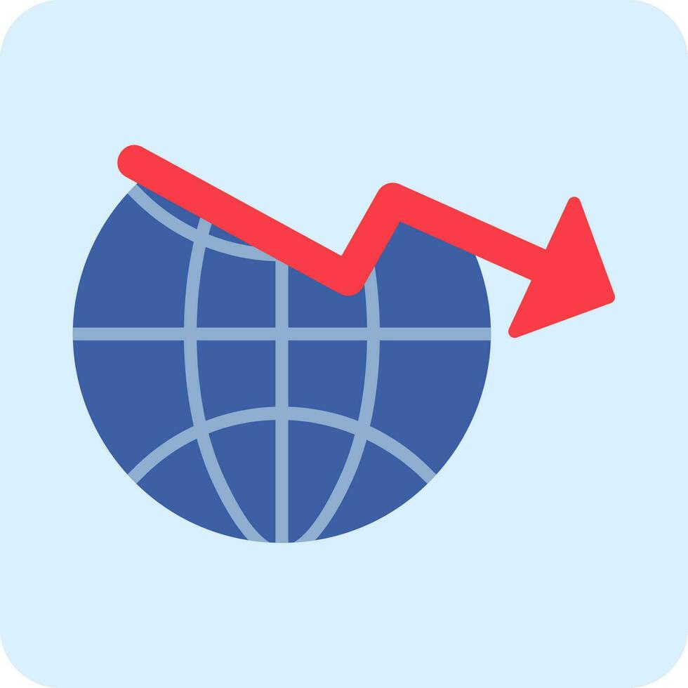 Economic Crisis Vector Icon